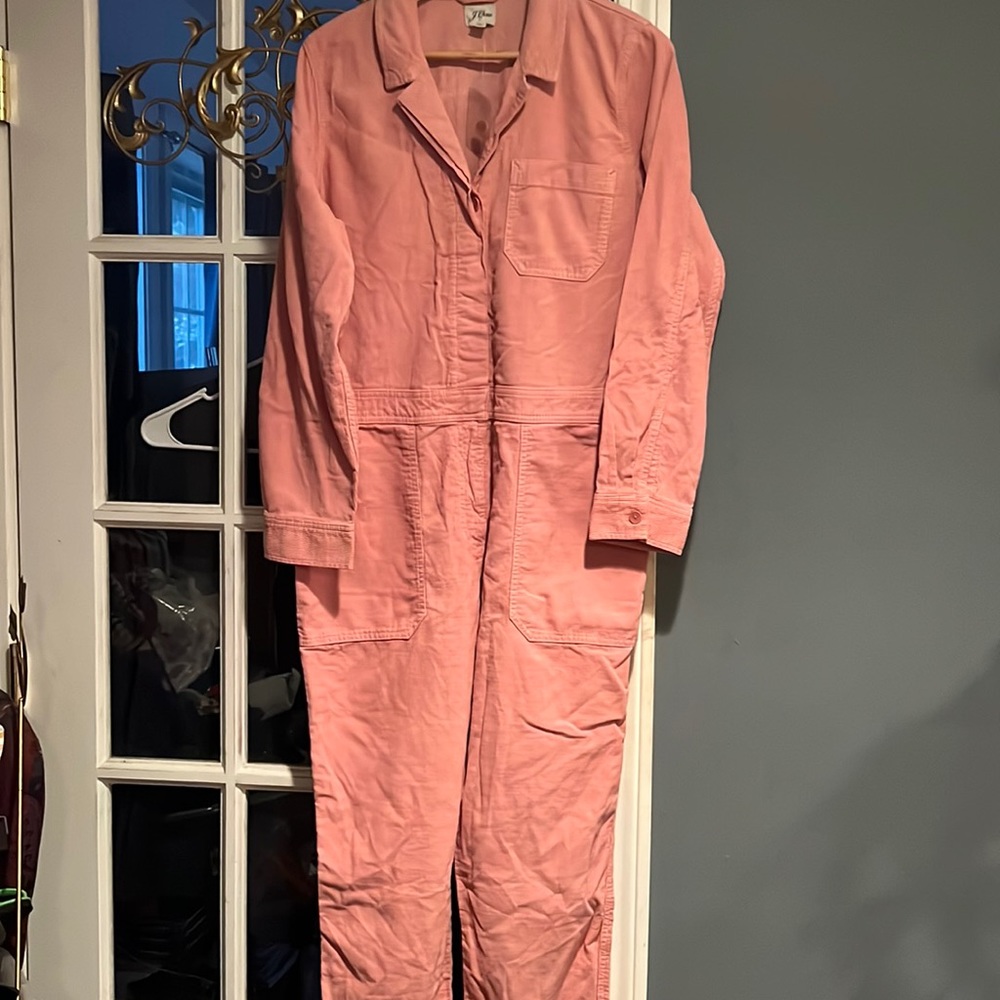 J crew corduroy rose pink jumpsuit - Picture 9 of 9